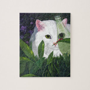 Katze, Cola Flasche und Ladybugs Puzzle