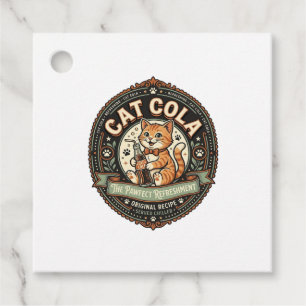 Katze Cola Katze Soda Pop Getränk Label Katze Vint