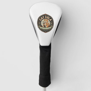 Katze Cola Katze Soda Pop Getränk Label Katze Vint Golf Headcover
