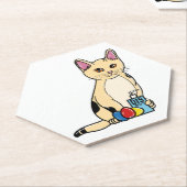 Katze Corona Ostern Untersetzer (angewinkelt)