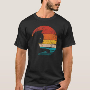 Katze Daddy Mommy Vintage Achtziger Stil Katze Ret T-Shirt