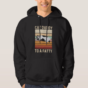 Katze Daddy to a Fatty Cat Vater Cat Lover Pet Eig Hoodie