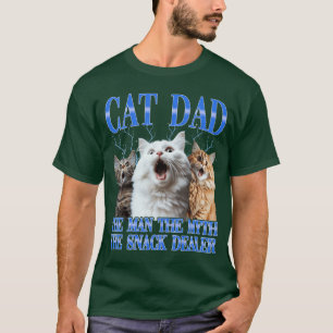 Katze Dadhe Manhe Mythischer Snack-Händler Familie T-Shirt