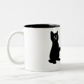 Katze Daniela Zweifarbige Tasse (Links)