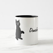 Katze Daniela Zweifarbige Tasse (Mittel)