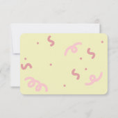 Katze Danke Geburtstagsfeier (Rückseite)