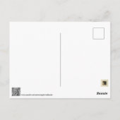Katze - Darstellung der Square Animals Postkarte (Rückseite)
