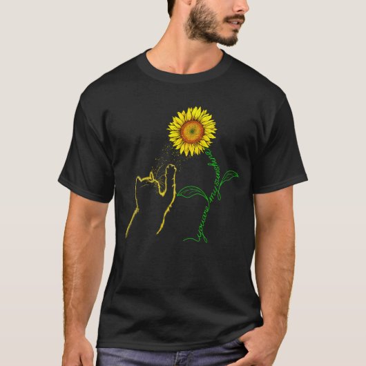 Katze, dass du meine Sonnenblume bist T-Shirt (Vorderseite)