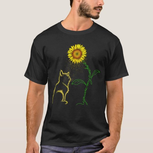 Katze, dass du meine Sonnenblume bist T-Shirt (Vorderseite)