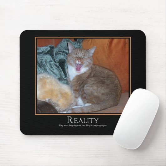 Katze Demotivator Mousepad (Mit Mouse)