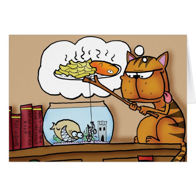 Katze der Fisch- und (Vorderseite (Horizontal))