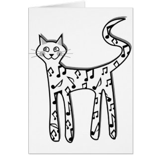 Katze der musikalischen Anmerkung