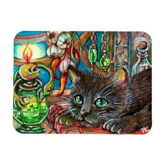 Katze des Alchemist Magnet (Horizontal)