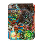 Katze des Alchemist Magnet (Vertikal)