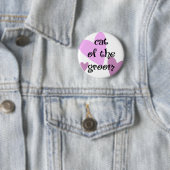 Katze des Bräutigams Button (Beispiel)