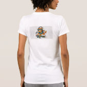 Katze Design T-Shirt  (Rückseite)