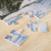 Katze, die auf einem Bett durch Claude Monet Puzzle (Seite)