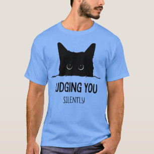 Katze, die dich leise beurteilt T-Shirt