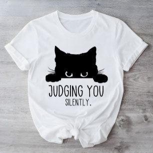 Katze, die dich leise beurteilt T-Shirt