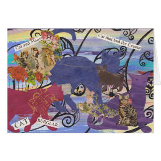 Katze, die die Creme hatte