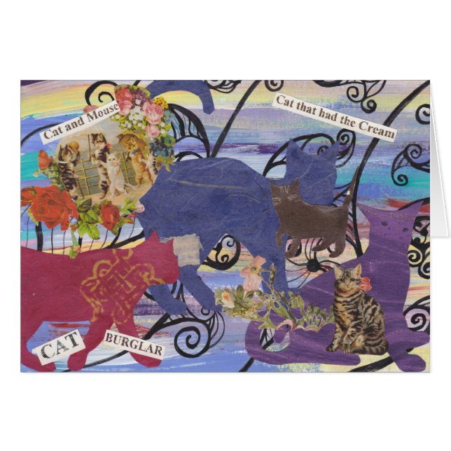 Katze, die die Creme hatte (Vorderseite (Horizontal))