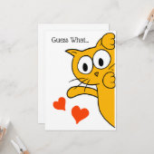 Katze, die du am liebsten von mir bist karte (Vorderseite/Rückseite Beispiel)