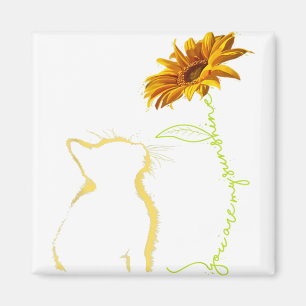 Katze, die du bist, meine Sonnenscheinkatzen Magnet