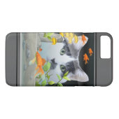 Katze, die im Aquarium blickt Case-Mate iPhone Hülle (Rückseite (Horizontal))
