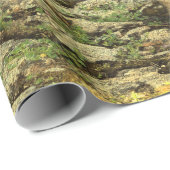 Katze, die im Garten sitzt Geschenkpapier (Rolleneckpunkt)