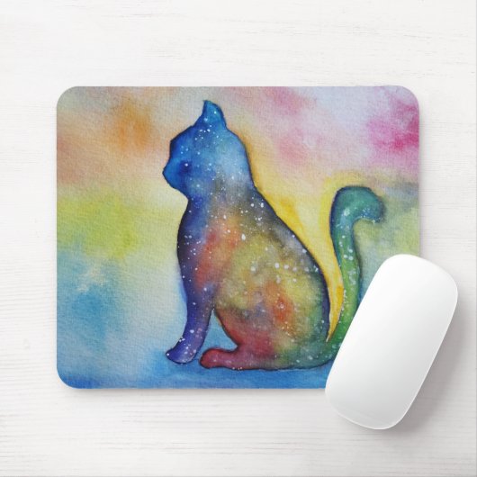 Katze, die mousepad zeichnet (Mit Mouse)