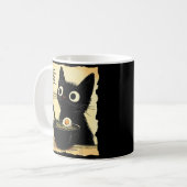 Katze, die Ramen isst  Kaffeetasse (Vorderseite Links)