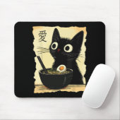 Katze, die Ramen isst Mousepad (Mit Mouse)