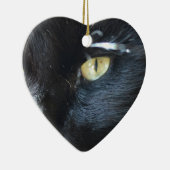 Katze, die Sie mustert Keramik Ornament (Rechts)