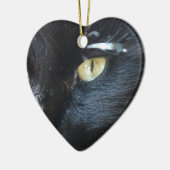 Katze, die Sie mustert Keramik Ornament (Links)