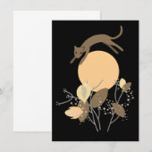 Katze, die über den Mond fliegt 2 (Vorne/Hinten)