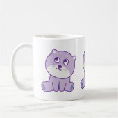Katze, die zum Himmel schaut Kaffeetasse (Links)