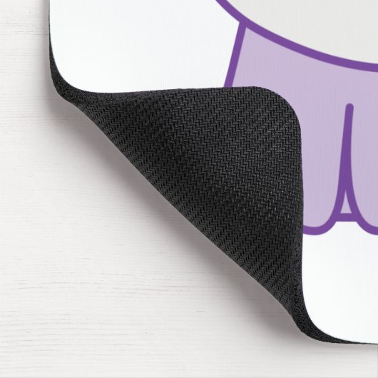 Katze, die zum Himmel schaut Mousepad (Ecke)