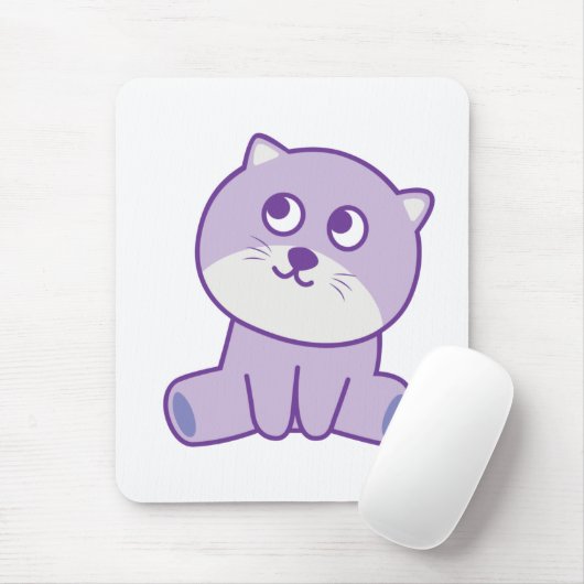 Katze, die zum Himmel schaut Mousepad (Mit Mouse)