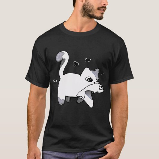 Katze dinna T-Shirt (Vorderseite)