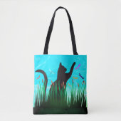 Katze & Drachen Tasche (Vorderseite)