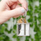 Katze durch Fenster Schlüsselanhänger (Hand)