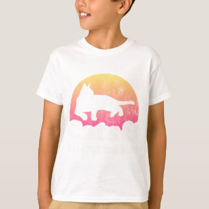 Katze Eating Spaghetti 46 T-Shirt