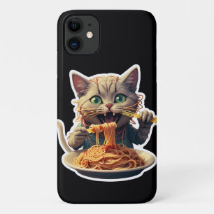Katze Eating Spaghetti Case-Mate iPhone Hülle