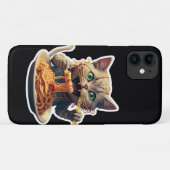 Katze Eating Spaghetti Case-Mate iPhone Hülle (Rückseite (Horizontal))