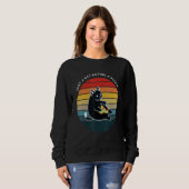 Katze Ei Pepperoni Slice Cat Liebe Pizza Sweatshirt (Vorne ganz)