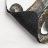 Katze-Eichhörnchen (Sciurus cinereus) Illustration Mousepad (Ecke)