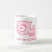 Katze-ein-ccino verwandelnde Tasse (Mittel)