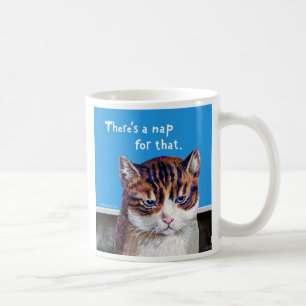 Katze "Ein Nickerchen dafür" Kaffeetasse