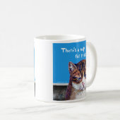Katze "ein Nickerchen für das " Kaffeetasse (VorderseiteRechts)