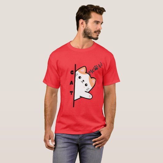 Katze ein perfektes Geschenk für Katzen Liebhaber T-Shirt (Vorne ganz)